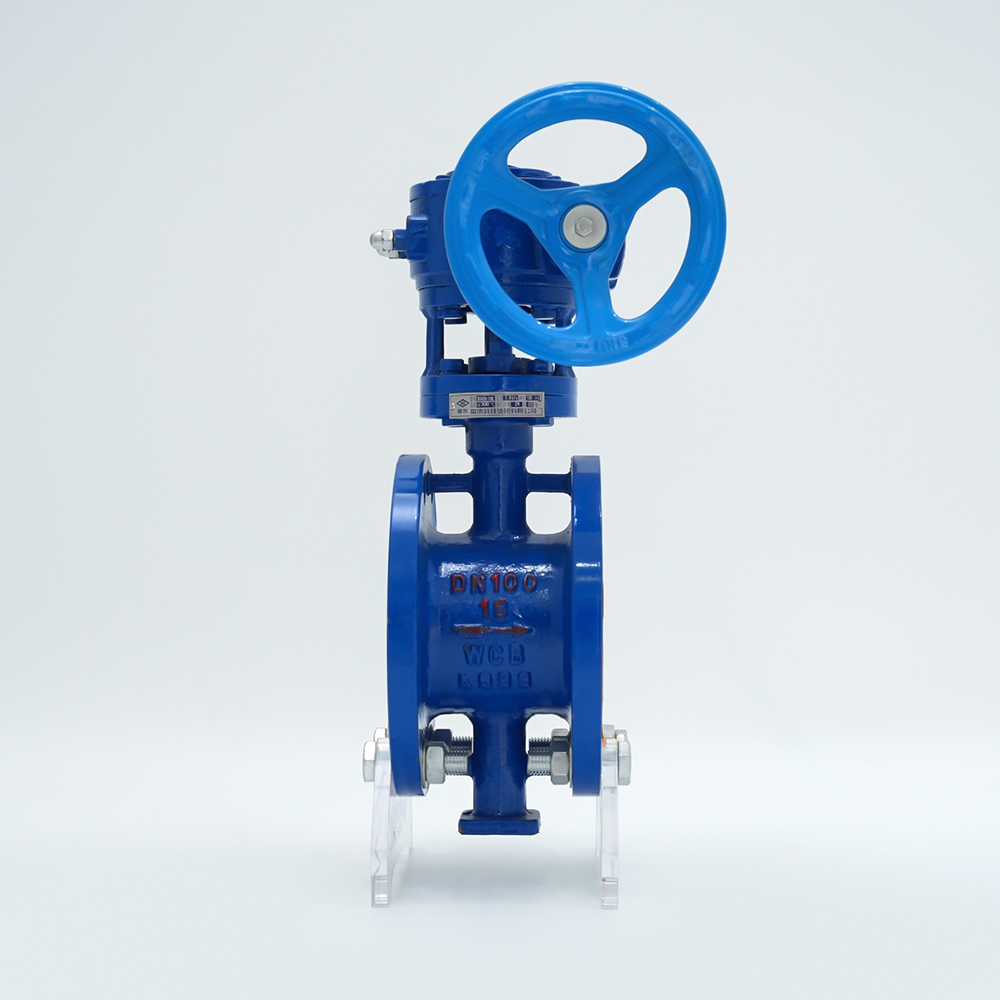 Gegoten stalen flensvlinderklep D343H-16C